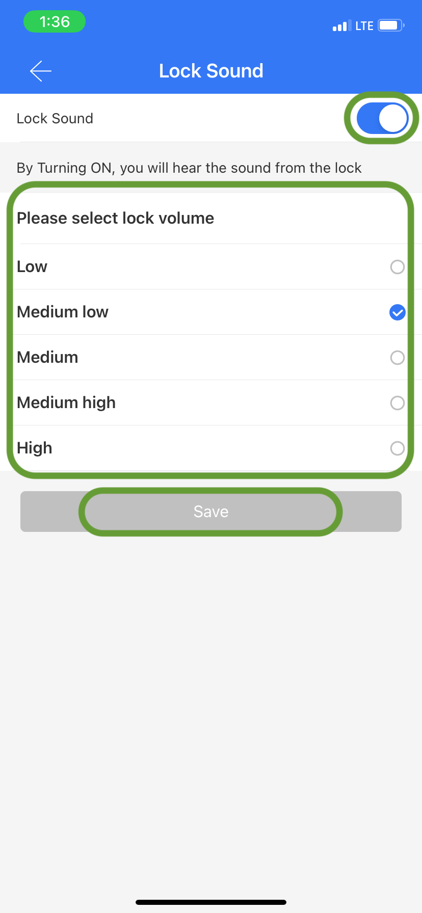 Can I disable the sound on my smart door lock?